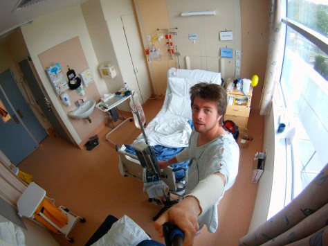 Off for a hot-lap around the Urology Unit. 