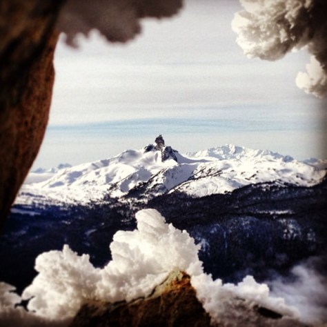 Much to the surprise of my friends, I crawled down through a wind drift to find this one.