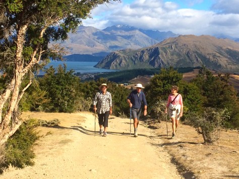 Rob Johnston & Ros Cole-Baker, supported by husband Hugh