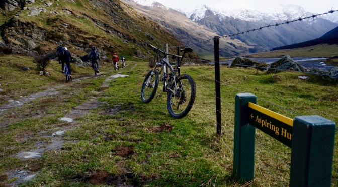 Riding into the Alps | Aspiring Hut bike packing 
