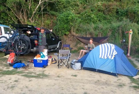 Camping with the fellas